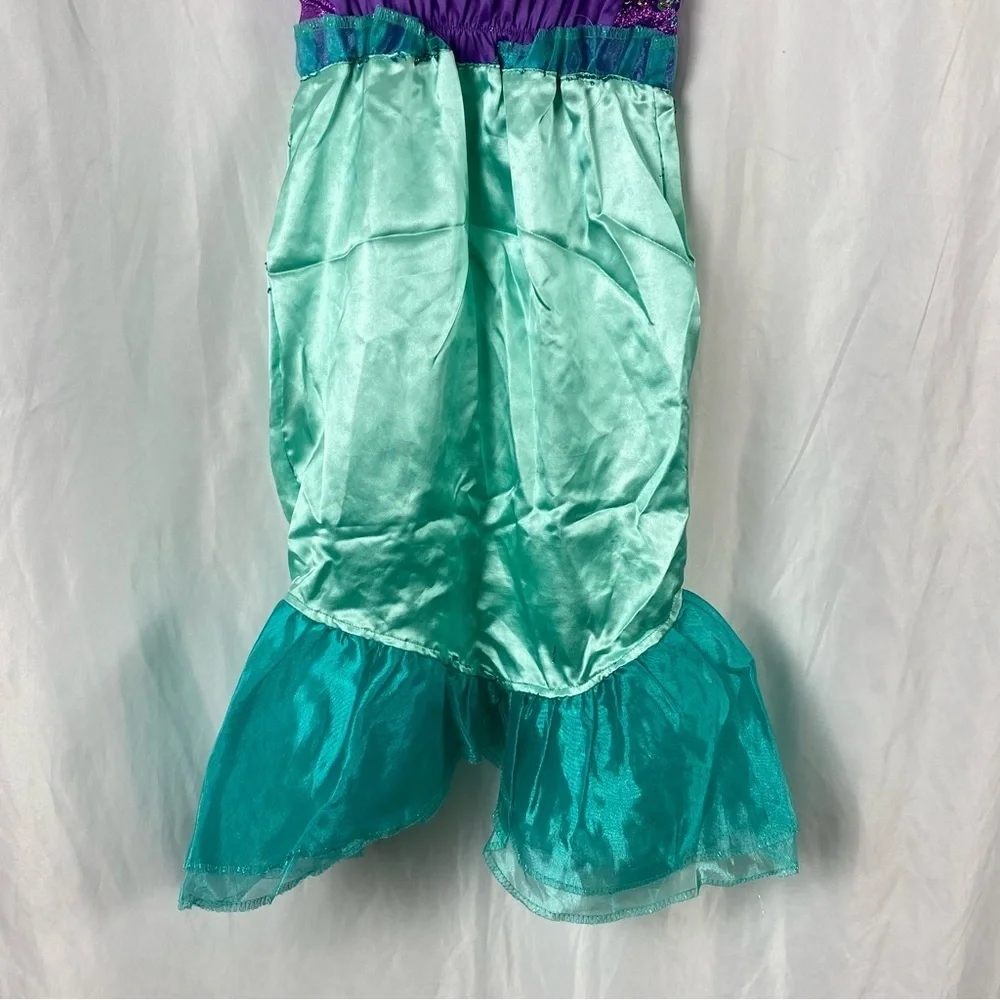 Disney The Little Mermaid Ariel Princess Kids Costume Size 4-6X Halloween - Picture 14 of 16